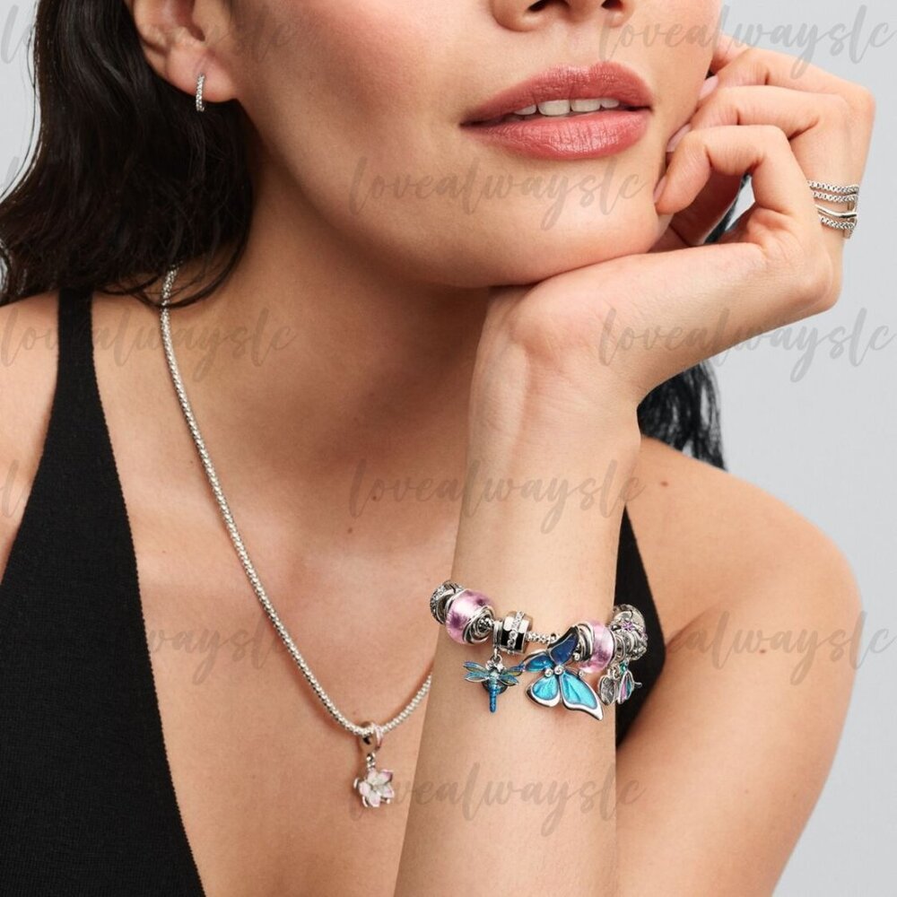 Pandora Dragonfly Double Dangle Charm - image 5